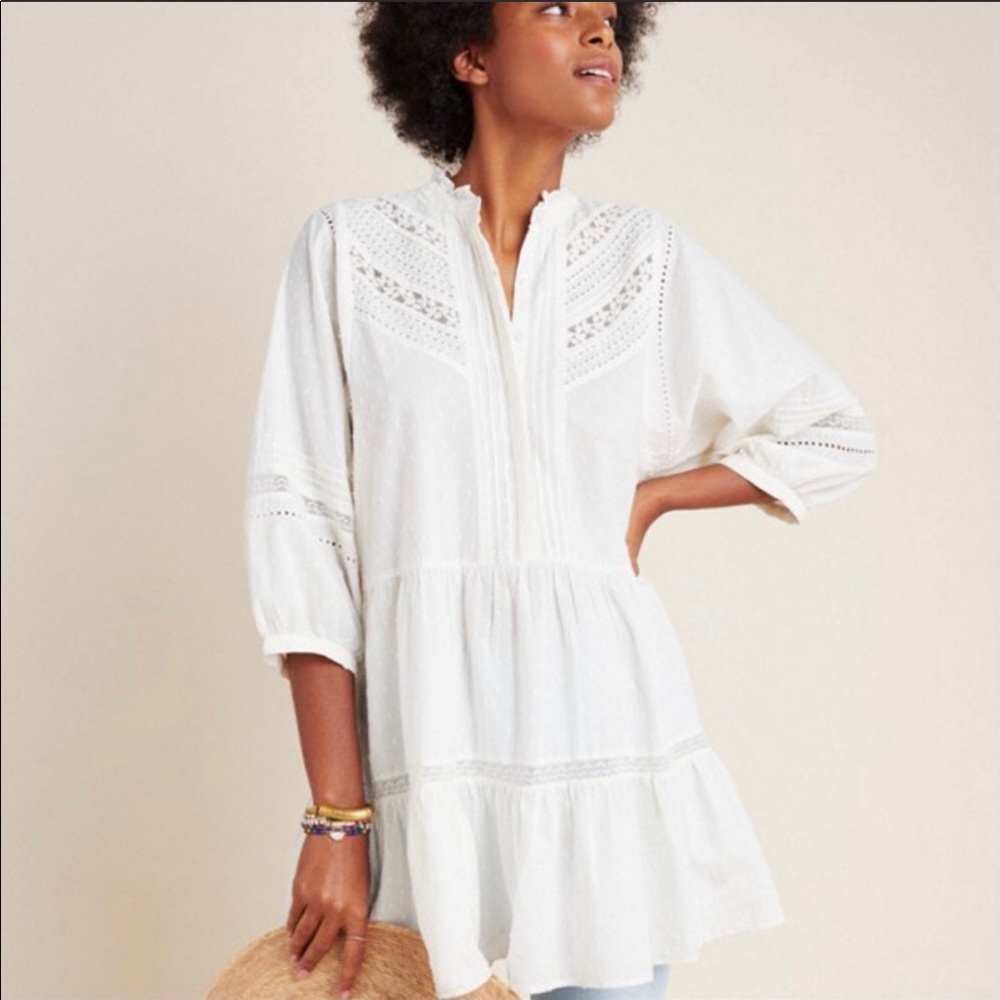 Vizcenza Lace Babydoll Tunic ANTHROPOLOGIE